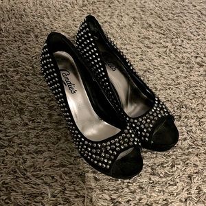 Candie’s Sequin High Heels
